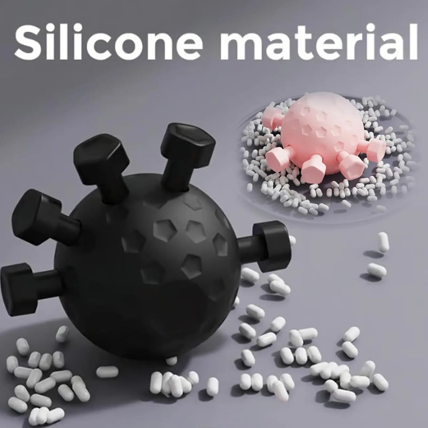 1Pc Glitzgrip Arm Builder 2025 New Hand Forearm Ball Strengthener and Finger Grip Exerciser Balls Wrist Strengthening Guitar Finger Gripper Strength Trainer Hand Squeezer Stretcher Extender Workout