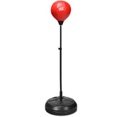 Boxing Punching Bag W/ Height Adjustable Stand Boxing Gloves Teenagers & Adults
